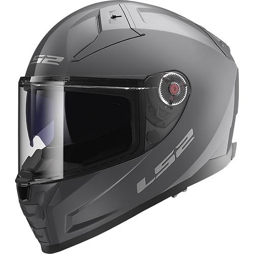 LS2 Helmets Full Face Citation II Helmet (Gloss Battleship Gray - X-Large)