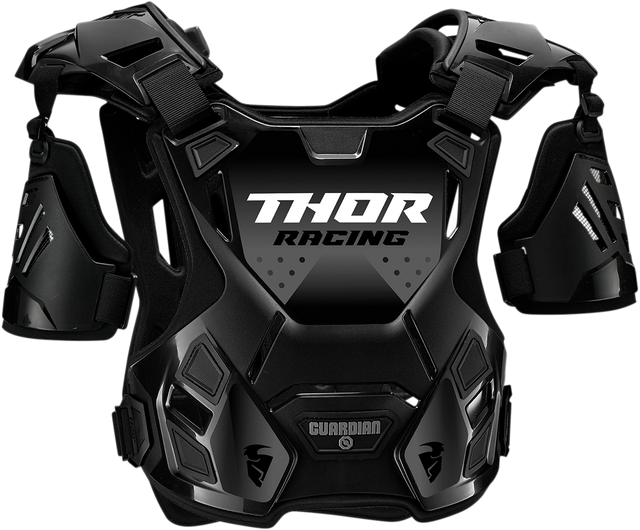 Thor Youth Guardian Roost Deflector - Black - 2XS/XS 2701-0964 - Cycle City Outdoors