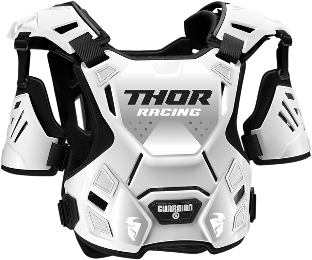 Thor Youth Guardian Roost Deflector - White - 2XS/XS 2701-0966 - Cycle City Outdoors