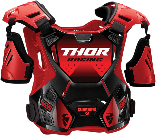 Thor Youth Guardian Roost Deflector - Red - S/M 2701-0969 - Cycle City Outdoors