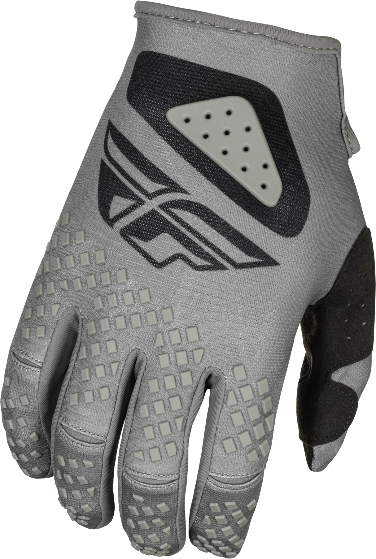 Youth Kinetic Sym Gloves Grey/Black Yl - Cycle City Outdoors