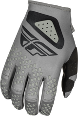 Youth Kinetic Sym Gloves Grey/Black Yl - Cycle City Outdoors