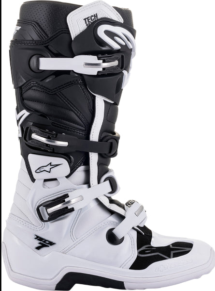 Alpinestars - Tech 7 Boots - White/Black - Cycle City Outdoors