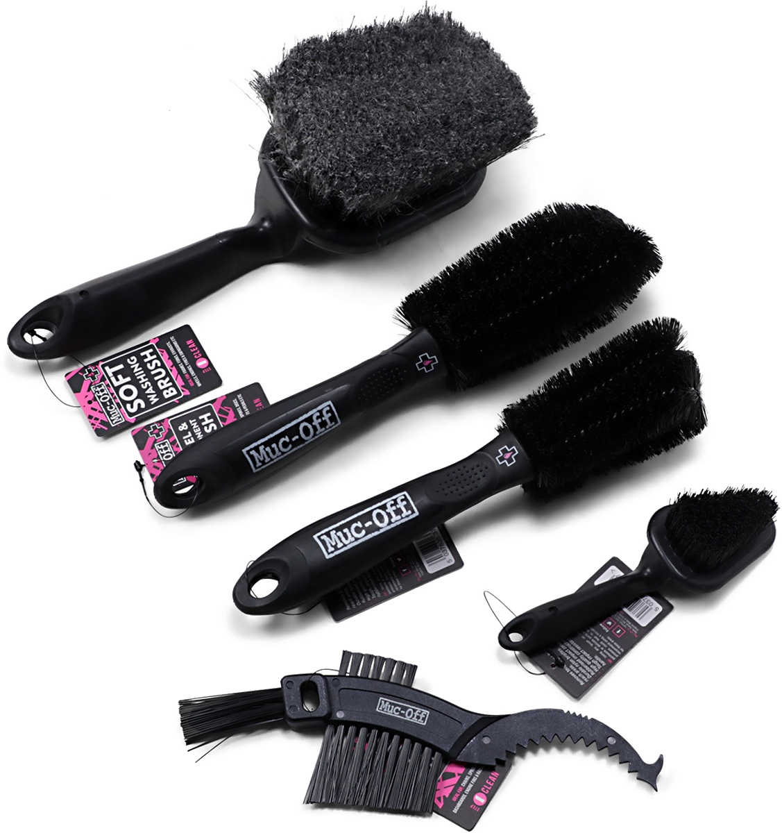 MUC-OFF Premium Brush Kit - 5-Brush Set 206 - Cycle City Outdoors