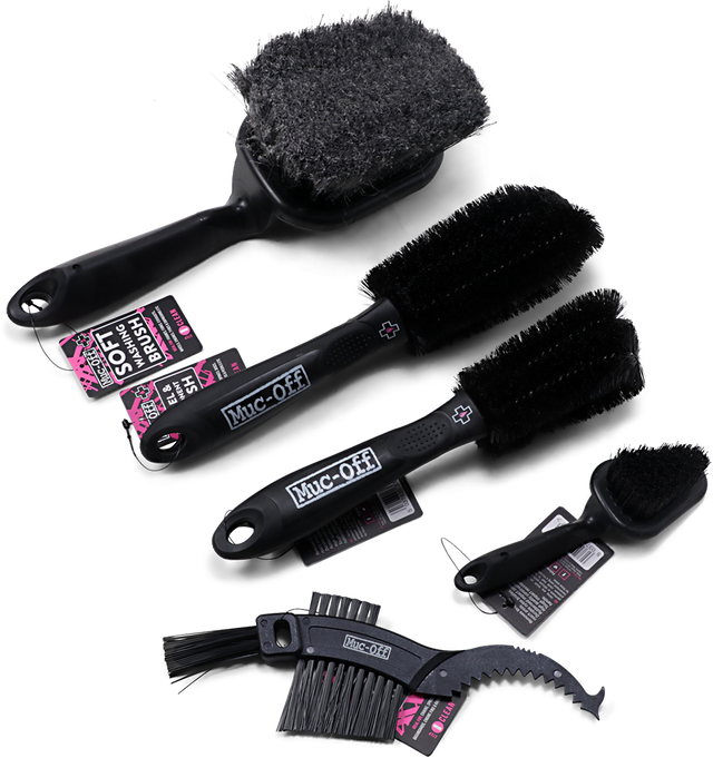 MUC-OFF Premium Brush Kit - 5-Brush Set 206 - Cycle City Outdoors