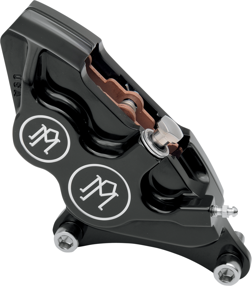 PERFORMANCE MACHINE (PM) 4-Piston Caliper - Front Left - Contrast Cut* - 11.5" 0053-2915-BM