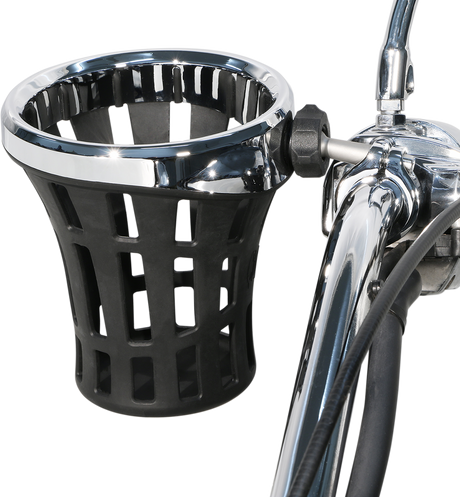 Ciro Drink Holder - 7/8" - 1" Clamp - Chrome 50812 - Cycle City Outdoors