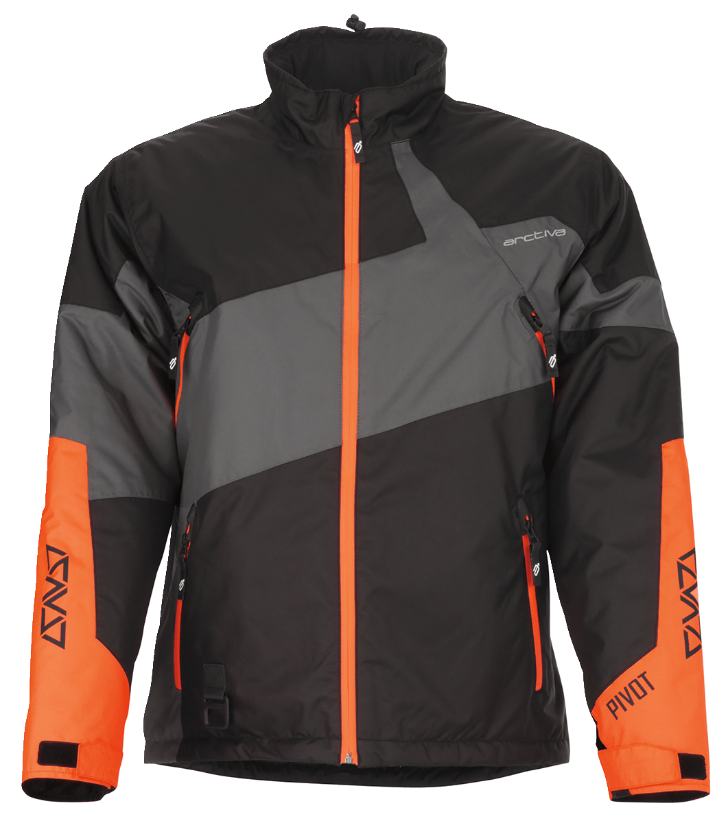 ARCTIVA Pivot 6 Jacket - Black/Gray/Orange - Small 3120-2100