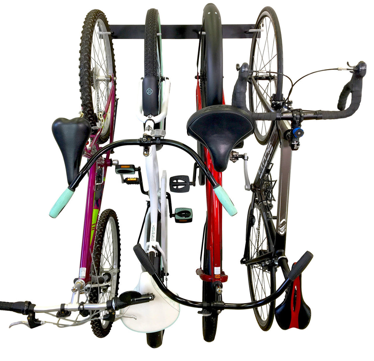 Blackstone Bike Storage Rack | 8 Bikes | Black