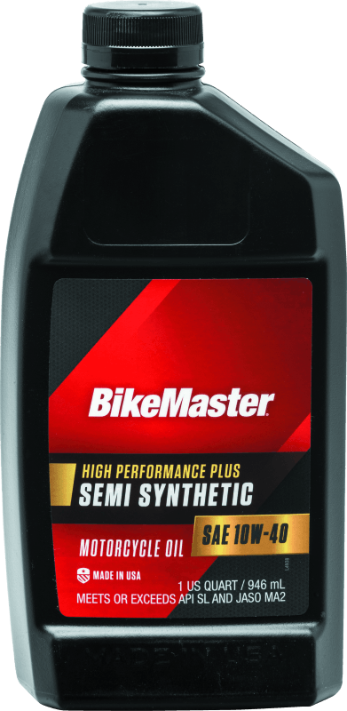 BikeMaster 10W40 Semi Synthetic Oil - Quart