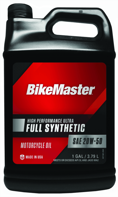 BikeMaster 20W50 Full Synthetic Oil - Gallon