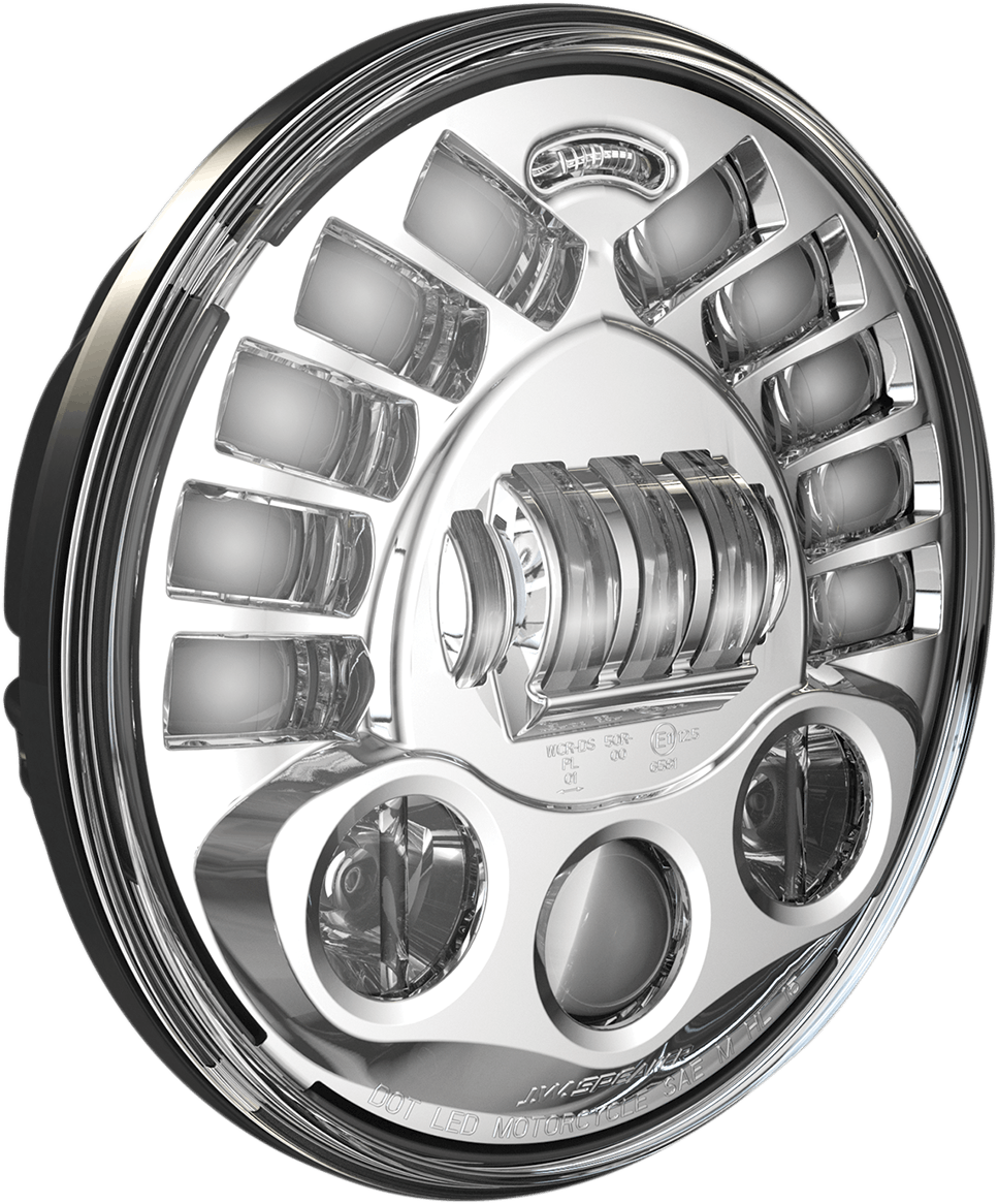 Custom Dynamics Adaptive Headlight with Mount - Chrome PB-7PA-C - Cycle City Outdoors