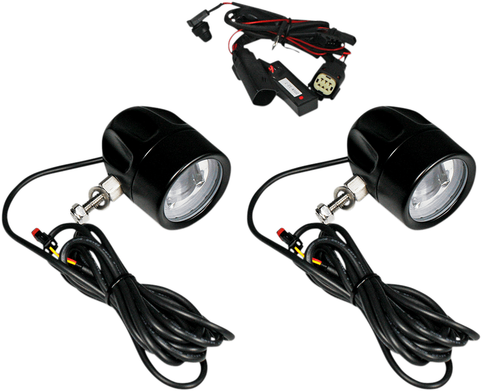 Custom Dynamics LED Fog Light - SS6 - Black PB-FOG-SS6-B - Cycle City Outdoors