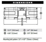 WARN AXON 35 Winch - Wire Rope 101135