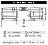 WARN AXON 45-S Winch - Synthetic Rope 101140