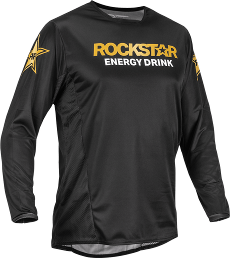 Kinetic Rockstar Jersey Black/Gold Md - Cycle City Outdoors