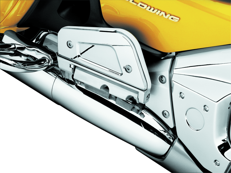 Kuryakyn Passenger Floorboard Cover 01-17 Honda GL1800 Chrome - Cycle City Outdoors