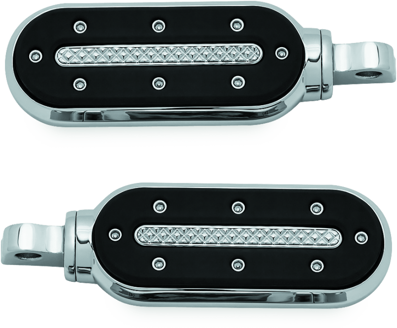 Kuryakyn Heavy Industry Pegs With Adapters Chrome - Cycle City Outdoors