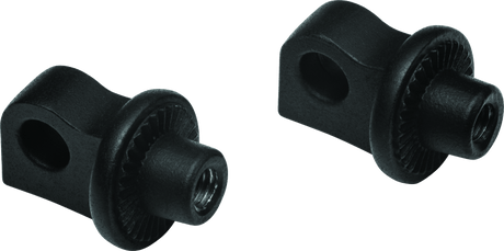 Kuryakyn Splined Peg Adaptors Satin Black - Cycle City Outdoors