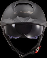 LS2 - Rebellion Half Helmet - Matte Black - Cycle City Outdoors