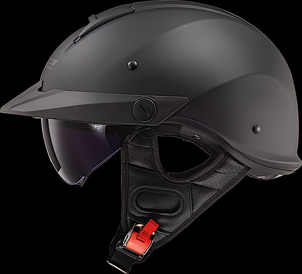 LS2 - Rebellion Half Helmet - Matte Black - Cycle City Outdoors