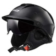 LS2 - Rebellion Half Helmet - Matte Black - Cycle City Outdoors