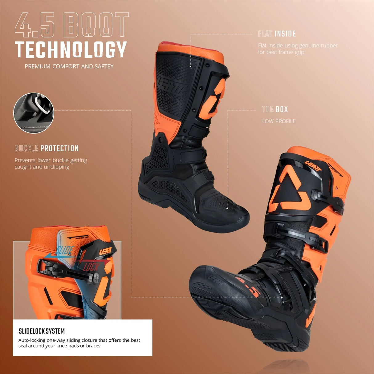 Leatt - 4.5 Enduro Boots - Cycle City Outdoors