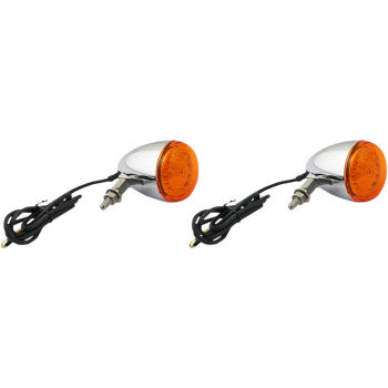 Custom Dynamics ProBEAM® Universal Turn Signals - Chrome/Amber PB-UNV-TS-A-C