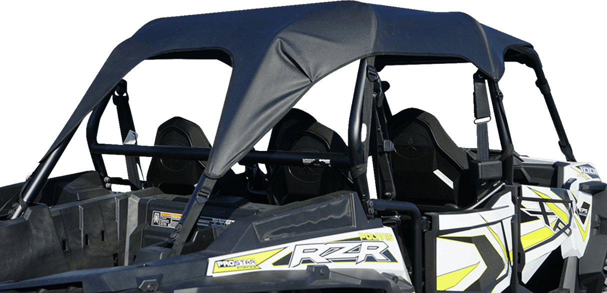 SEIZMIK Soft Upper Doors - Rear Windshield - Roof - Black - Polaris 51-20990