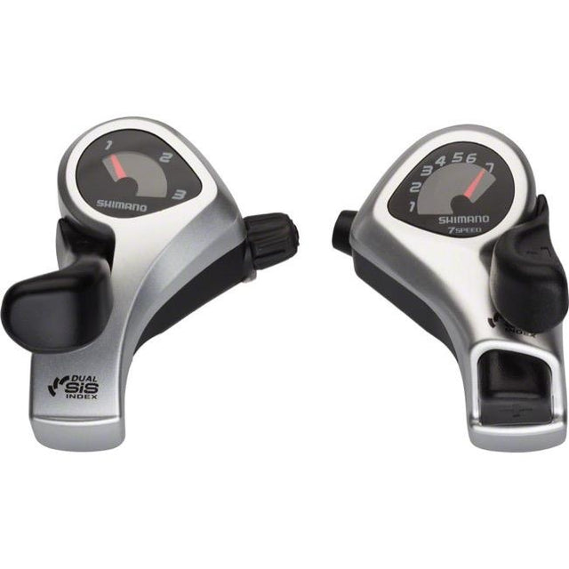 Shimano - SL-TZ50 Tourney Thumb Shifter Set - 7 Speed - Cycle City Outdoors