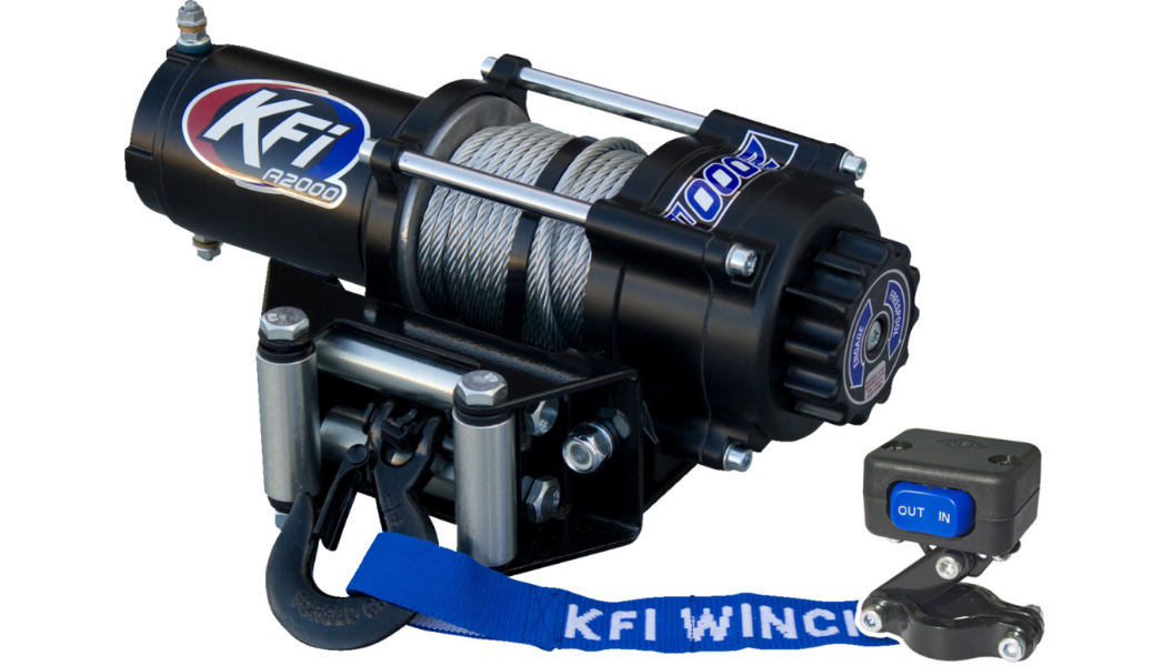 KFI PRODUCTS A2000 ATV Winch - 2000 lb - Steel Cable A2000