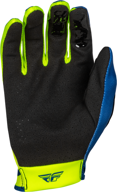 Youth Lite Lancer Gloves Navy/Hi Vis Ys - Cycle City Outdoors