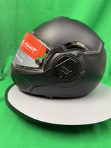 Used LS2 Helmets Advant Modular Helmet (Noir Matte Black - Large)