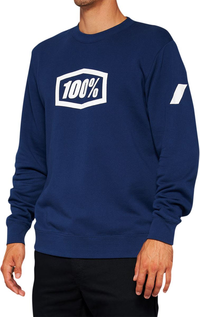 100% Icon Long-Sleeve Fleece Sweatshirt - Cycle City Outdoors