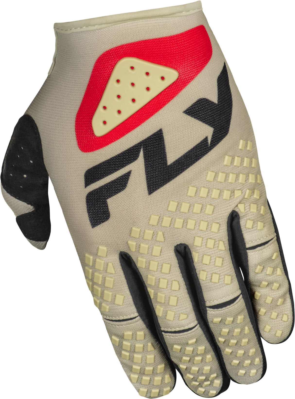 Youth Kinetic Sym Gloves Light Grey/Red/Black Ym - Cycle City Outdoors