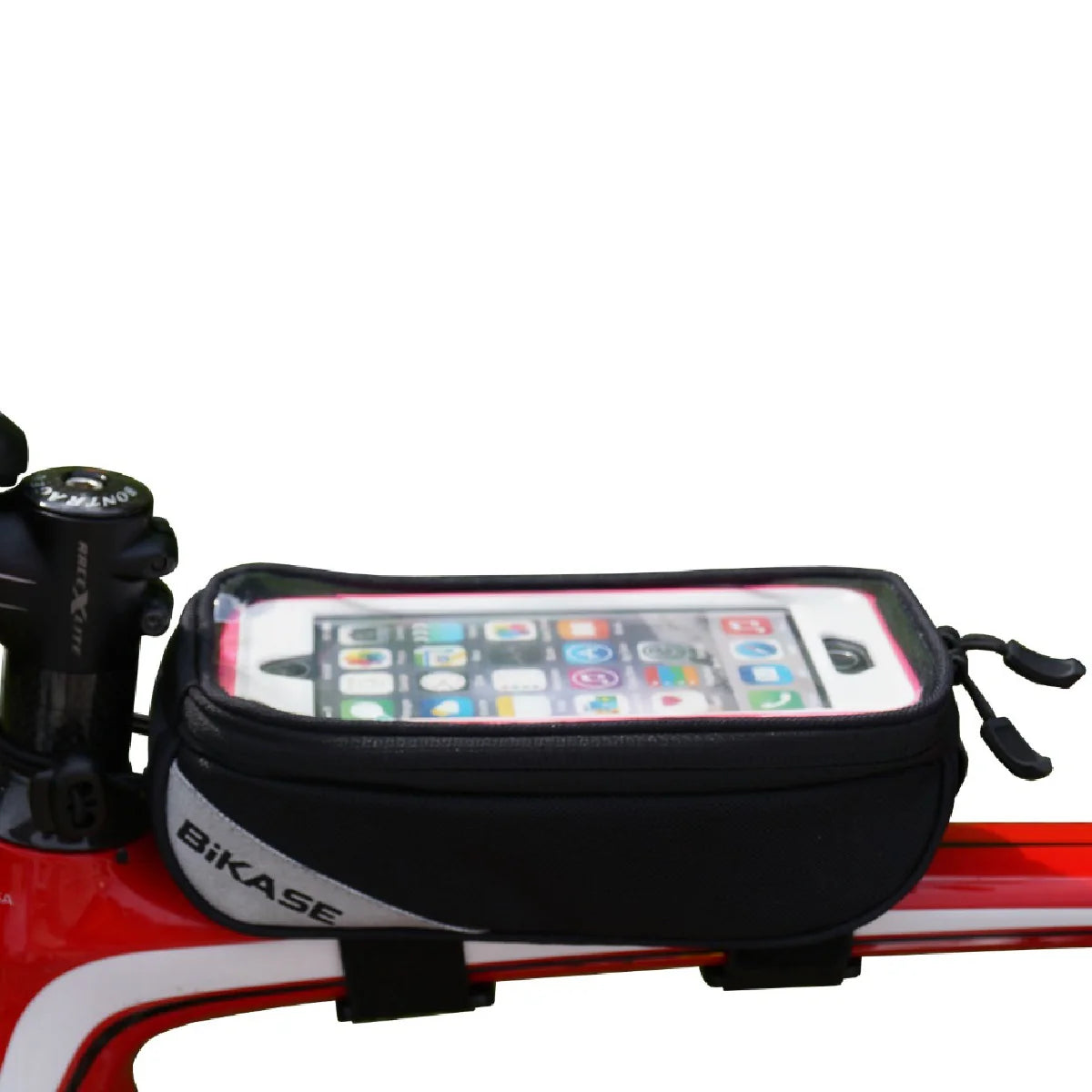 BiKASE Beetle 6 Large Top Tube Bag Fits 6.5" Phone - Cycle City Outdoors