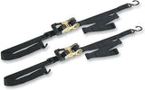 Ancra Black Big Bike Gradual Release Ratcheting Integra Tie Down - Pair