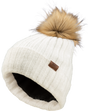 Fly Women's Snow Pom Beanie Beige - Cycle City Outdoors