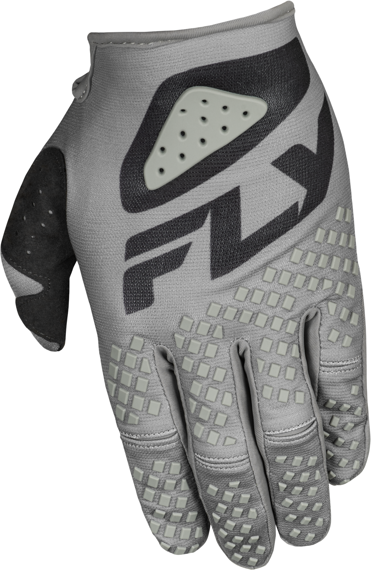 Youth Kinetic Sym Gloves Grey/Black Yl - Cycle City Outdoors