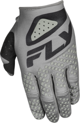 Youth Kinetic Sym Gloves Grey/Black Yl - Cycle City Outdoors