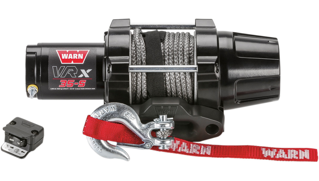 WARN VRX 35-S Winch - Handlebar Rocker Switch - Synthetic Rope 101030