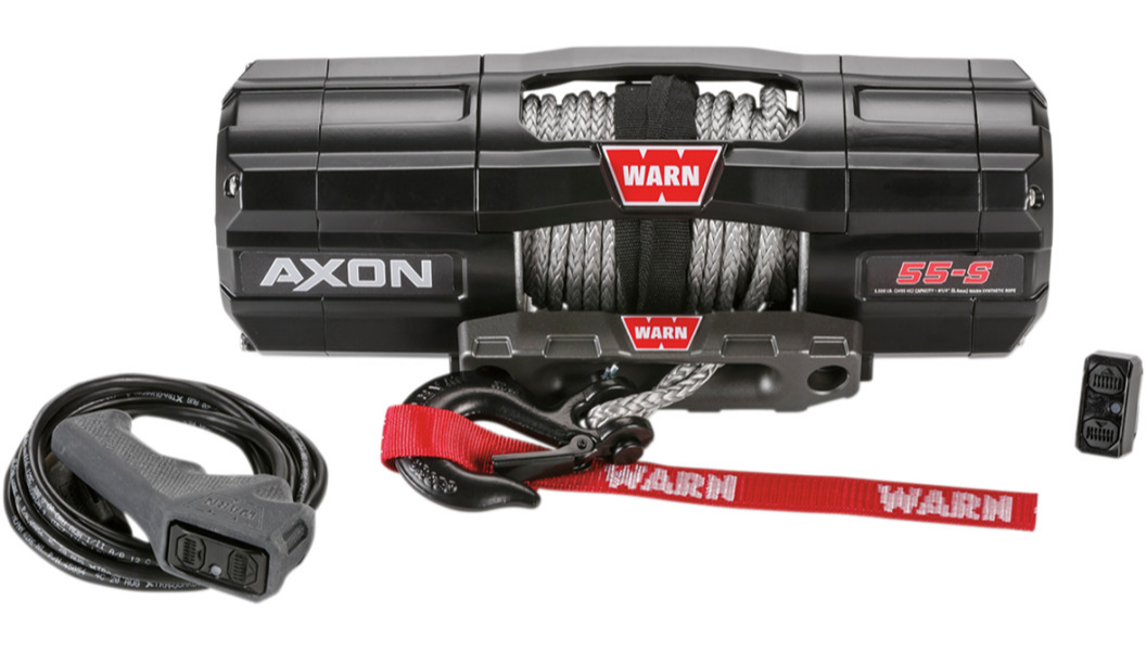 WARN AXON 55-S Winch - Synthetic Rope 101150