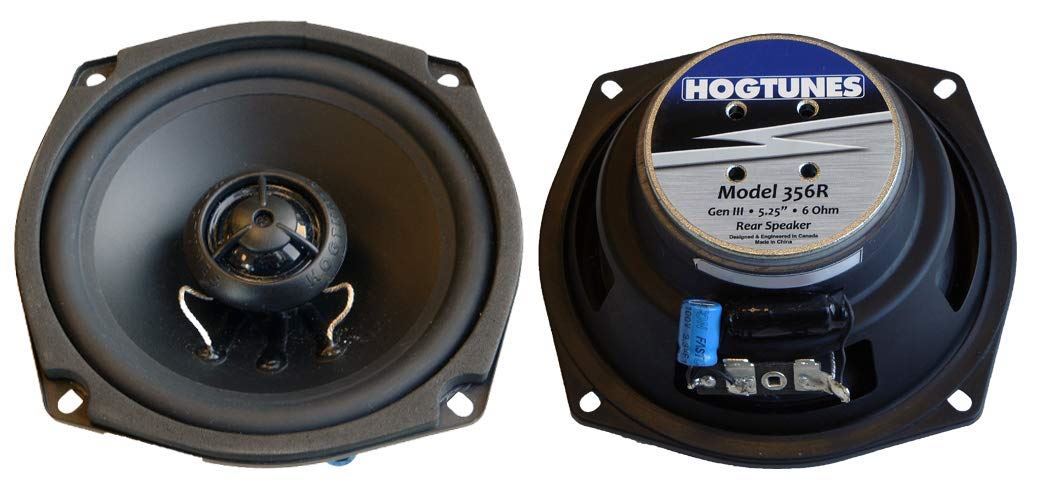 Hogtunes - 356R Gen3 5.25" 6 Ohm Replacement Rear Speakers for 1998-2005 Harley-Davidson Ultra - Cycle City Outdoors