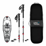 Yukon Charlies - Ridge 1 Pull SPIN White/Gray Snowshoe Kit - Cycle City Outdoors