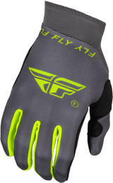 Youth Pro Lite Gloves Charcoal/Hi Vis Yl - Cycle City Outdoors