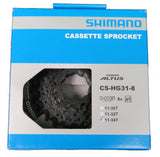 Shimano Altus CS-HG31-8 Cassette - 8 spd, 11-34t, Black, Mega Range