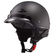 LS2 Bagger Helmet Matte Black Half Helmet 568- - Cycle City Outdoors