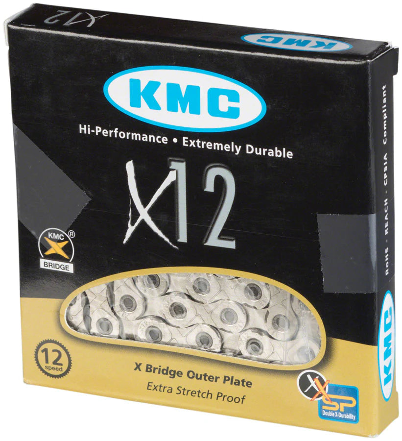 KMC - X12 Chain - 12-Speed 126 Links - Cycle City Outdoors