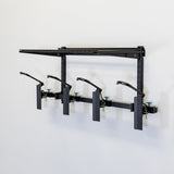 G-Swivel Bike + Shelf | Adjustable Wall Storage System | Holds 4 Bikes