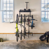 G-Bike + Shelf | Adjustable Wall Storage System | Holds 5 Bikes